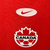 Camisa vermelha do Canadá, modelo 2024/25, da Nike, para torcedores masculinos, com logo da seleção.