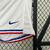 Calção branco masculino da seleção da França, Nike, com logo e detalhes em azul e vermelho.