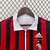 Agasalho Corta Vento AC Milan Dupla Face 2024/25 da Adidas na cor branca com detalhes em dourado e preto.