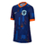 Camisa torcedor masculina Nike da seleção da Holanda, modelo 2024/25, na cor azul com detalhes laranja e escudo da equipe.