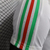 Camisa branca da seleção italiana de futebol com gola polo, modelo 2023/2024, masculina, da marca Adidas.