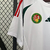 Camisa branca masculina da seleção da Hungria, modelo 2024/25, com detalhes em verde e vermelho, e logos da Adidas e da federação húngara.