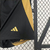 Calção preto masculino da seleção da Bélgica, modelo 2024/25 da Adidas, com detalhes em dourado.