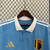 Camisa torcedor masculina Adidas da Bélgica II 2024/2025, na cor azul, com detalhes em branco e logotipo da marca.