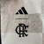 Agasalho corta vento Flamengo Dupla Face nas cores vermelha, preta e bege, com logo da Adidas e do clube.