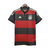 Camisa retrô masculina da seleção da Alemanha, modelo 2014/2015, nas cores vermelha e preta, fabricada pela Adidas.