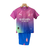 Uniforme Infantil AC Milan III 2023/2024 Puma - Rosa e Azul