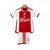 Uniforme Infantil Ajax I 2023/2024 Adidas- Branco e Vermelho