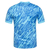 Camisa de goleiro masculina da seleção de Portugal, modelo 2024/25, na cor azul, com detalhes em padrão ondulado e logo da Nike. Versão torcedor masculino.