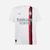 Camisa branca do AC Milan II 2023/2024 para torcedores masculinos da Puma, com detalhes em preto e vermelho.