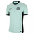 Camisa Chelsea III 2023/2024 Torcedor Masculina Nike na cor verde jade, com detalhes em preto e logo do Chelsea.