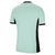 Camisa Chelsea III 2023/2024 Torcedor Masculina Nike na cor verde jade, com detalhes em preto e logo do Chelsea.