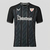 Camisa preta do goleiro do Athletic Bilbao para a temporada 2023/2024, com detalhes em preto e logo da equipe.