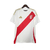 Camisa de futebol branca e vermelha da seleção peruana, modelo torcedor masculino da Adidas para a temporada 2024/25.