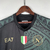 Camisa torcedor EA7 do Napoli III 2023/2024, modelo masculino na cor preta, com detalhes em dourado e logo do time.