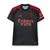 Camisa torcedor masculina do Benfica II 2024/25, na cor preta, com detalhes em vermelho e logo da Adidas.