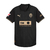 Camisa torcedor masculina preta do Valencia II 2024/25 da Puma, com detalhes em dourado e logo do clube.