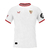 Camisa branca do Sevilla FC, modelo torcedor masculina da temporada 2024/25, com detalhes em vermelho e logotipo da Castore.