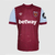 Camisa West Ham I 2023/2024 Torcedor Masculina Umbro - Bordô