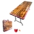 Mesa de Beer Pong Plegable - Brown Led