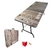 Mesa de Beer Pong Plegable - Grey Wood