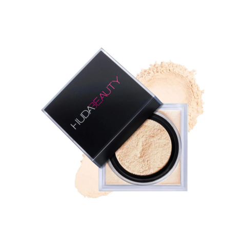 Sealed Cherry Blossom easy bake loose setting offers powder by Huda Beauty