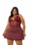 Camisola Plus Size Em Microfibra