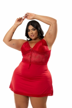 Camisola Plus Size Em Microfibra