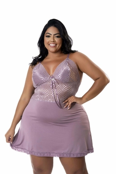 Camisola Plus Size Em Microfibra