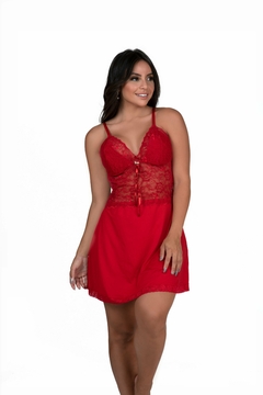 Camisola Sensual Em Microfibra Lisa