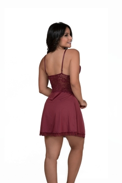 Camisola Sensual Em Microfibra Lisa - Impulso Secreto