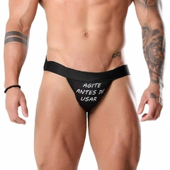 Cueca Jockstrap Fetiche Preta Tallyta