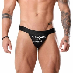 Cueca Jockstrap Fetiche Preta Tallyta na internet