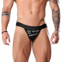 Cueca Jockstrap Fetiche Preta Tallyta na internet