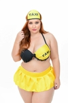 Fantasia Sexy Plus Size Com Bojo Taxi