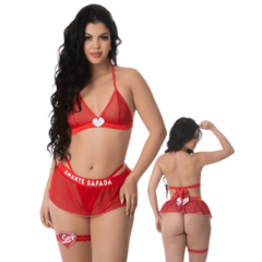 Mini Fantasia Sexy Luxo Amante Safada - comprar online