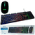 KIT TECLADO E MOUDE RGB EXBOM BK-G550