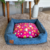 Cama Pet Retangular Lucky Rosa