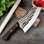 Hacha Cocina Acero Mango Madera Cuchillo Profesional Xl 30cm