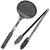 Set Freidora X2 Utensilios Cocina Acero Freir Pinza Colador