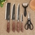 Set 6 Cuchillos Profesionales Juego Cocina Chef Asado Sushi