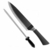 Cuchillo Hachuela Negra 32cm Cocina Profesional + Chaira