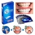 Blanqueador Dental Whitening Oral Gel + 7 Pares Tiras Blanqu - comprar online