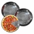 Set 3 Moldes Para Pizza Bandeja Acero 29cm Pizzera Tartera - comprar online