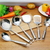 Set De 6 Utensilios Cocina Acero