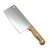 Cuchillo Hachuela Hacha Cocina Mango Madera Acero 29cm