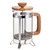 Cafetera Francesa Émbolo Manual 600ml Vidrio Madera