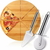 Pala Espatula + Corta Pizza Acero Inoxidable Chef Cocina