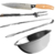 Set Asado Parrilla Juego Asador Parrillero + Bowl + Cuchillo 33 Cm