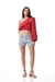 CROPPED UM OMBRO C BABADO VERMELHO - comprar online